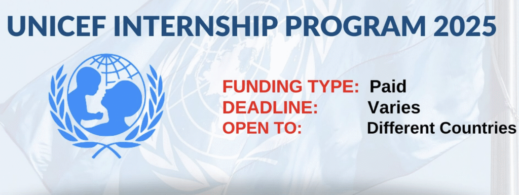 UNICEF Internship 2025